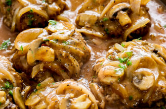 Salisbury Steak Recipe- Spend with Pennies